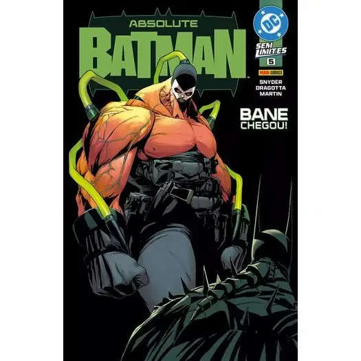 Capa de Absolute Batman 05, com Bane em destaque